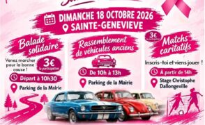 Dimanche 18 octobre 2026 – Journée Octobre Rose.
